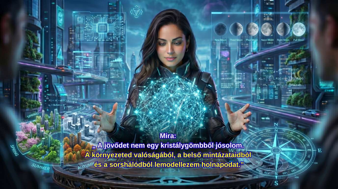 Mira: “A jövődet nem kristálygömbből, hanem sorshálóból mutatom meg.”